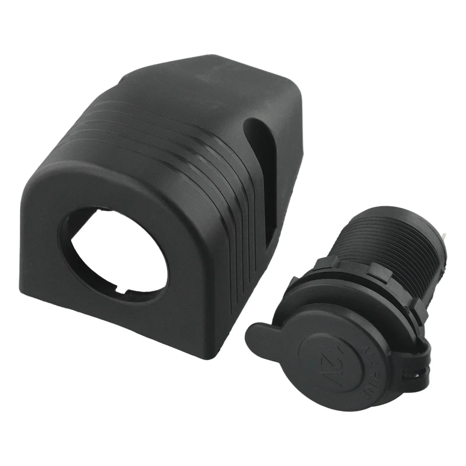 High Quality Practical Garden Office Outdoor Power Socket Waterproof Accessories Black Dustproof Parts Plastic