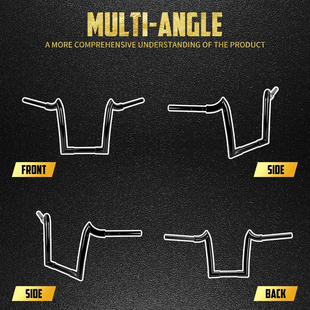 Motorcycle Handlebar For Harley Touring Road King Electra Street Glide Ultra Limited FLH 24-2025 Road Glide 23.5-25 Handle Bar