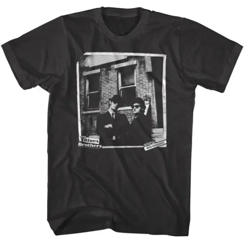 Blues Brothers Classic Pose outside St. Hellen Men’s T-Shirt Official Merch