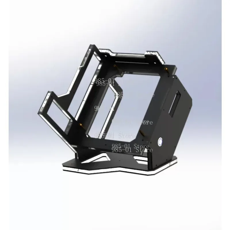 ITX Mini Open-Frame-Gehäuse DIY Heim-Rack-Gehäuse Unterstützt SFX-Netzteil