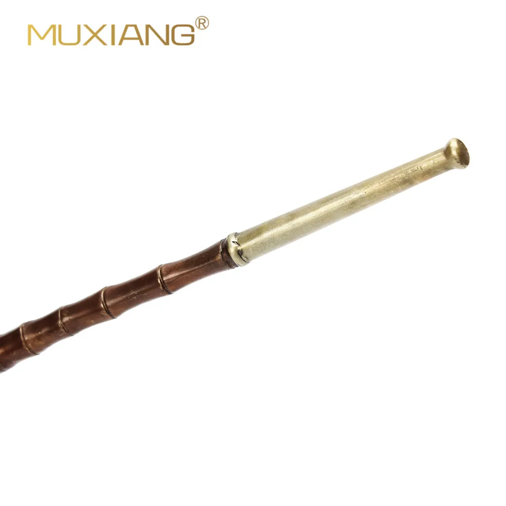 MUXIANG Chinese style dry tobacco pipe brass pipe 140g short straight pipe 140g 27mmx6mmx3mm