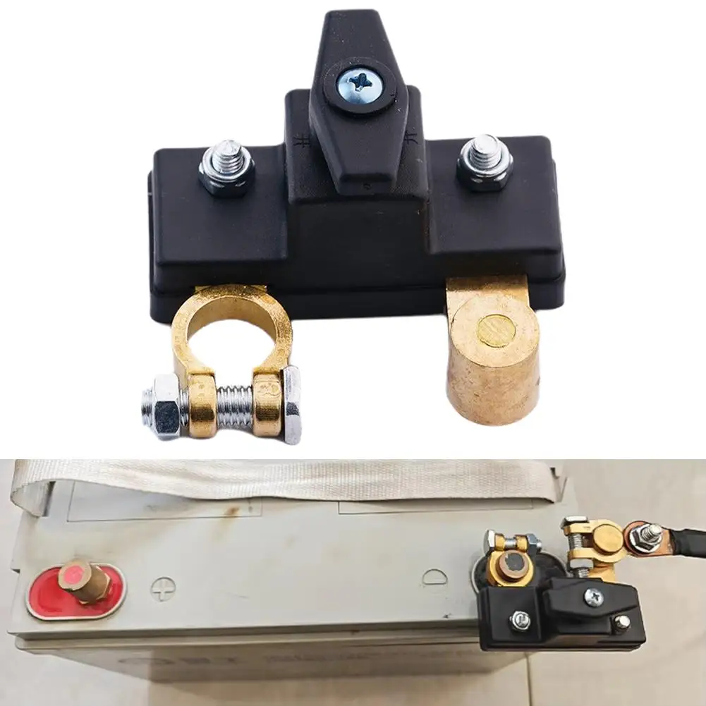 12V/24V Car Battery Disconnect Isolator Cut Off Universal Power Battery Terminal Cutoff Anti-leakage N8D4