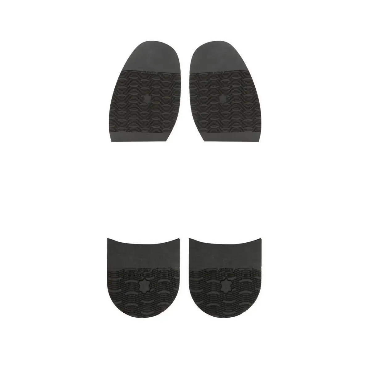 Rubber Stick on Soles Non Slip Shoe Cushion Half Sole Insert Pads Shoe Repair for Men Shoes Grip Walking Boots