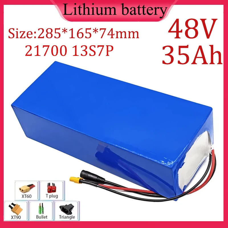 21700 13S7P 48V 35Ah lithium battery pack 2000W high-power electric tool high-capacity Camping trip Solar energy storage battery