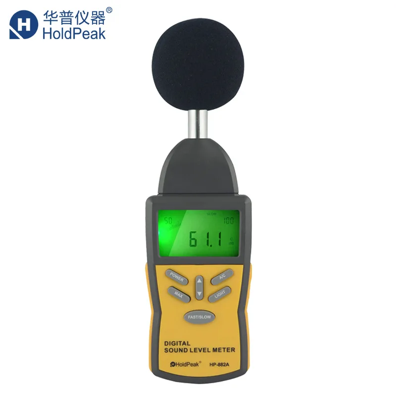 

HP-882A Noise Meter Decibel Meter Noise Tester Sound Instrument Sound Level Meter Household Volume Meter