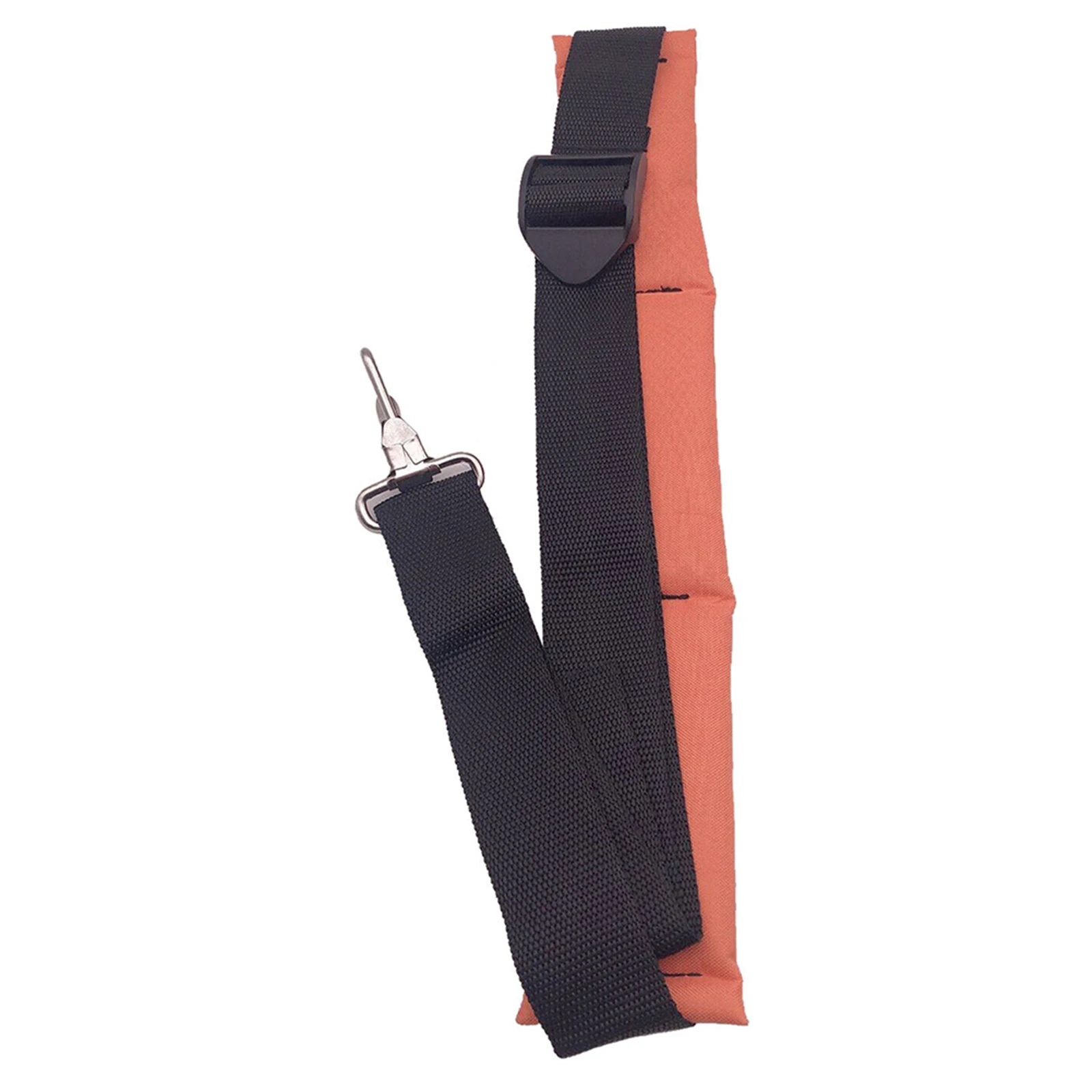 Lawn Mower Parts Shoulder Strap Comfortable 1pcs Adjustable Length Black & Orange Breathable Nylon High Quality