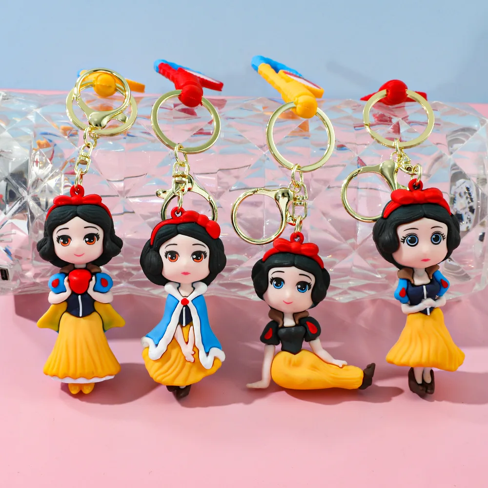 1 قطعة ل سنو وايت المفاتيح إلسا أليس قلادة الكرتون حقيبة الهاتف حورية البحر الأميرة الاطفال المشجعين الهدايا بالجملة #1