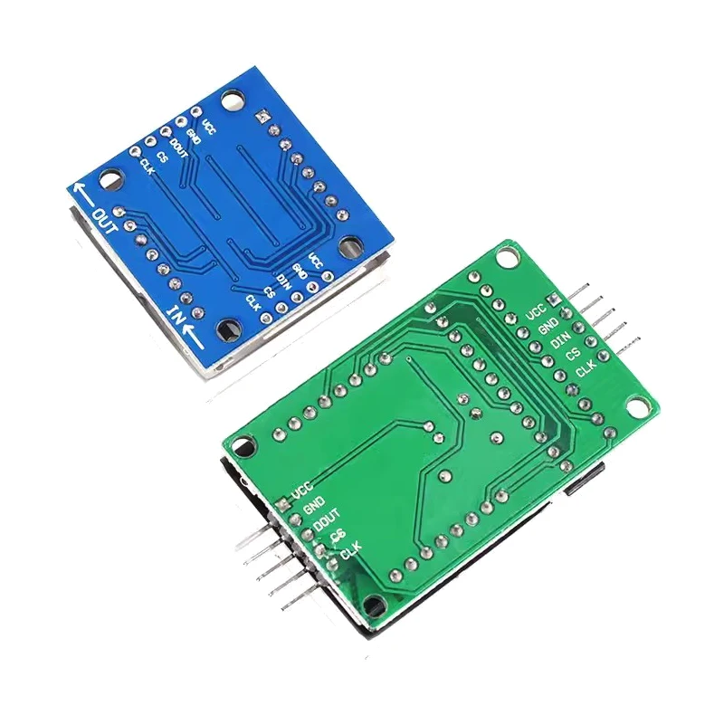 MAX7219 Dot Matrix Module Microcontroller Module Control Module Display Module 4 In One Display With 5P Line For Arduino