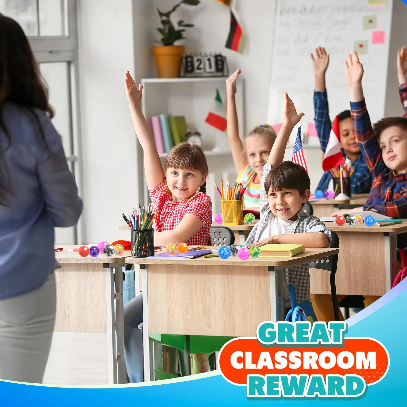 5-80 pièces de balles anti-stress souples, jouets sensoriels, jouets anti-stress pour l'anxiété, balles à presser en vrac