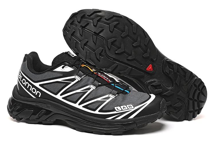 Salomon XT-6 ADVANCED Trailrunningschoenen voor heren en dames, Triple White, Contagrip-buitenzool