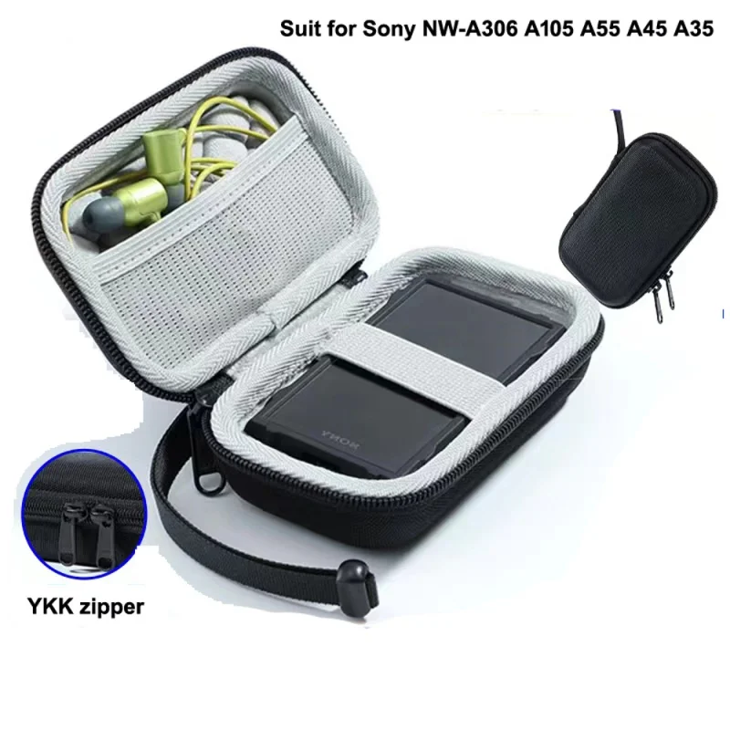 

Carrying Case Storage Box Bag for Sony Walkman NW-A306 NW-A307 NW-A105 A105HN A106 A. 106HN NW-A55HN A56HN A57HN A55 A56 A45 A35