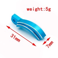 Throttle Trigger Brake Buckle Arm Brake Rod for Noble NB4 NB4 NB4 PRO RC Car Transmitter B Radio CNC Aluminum Alloy