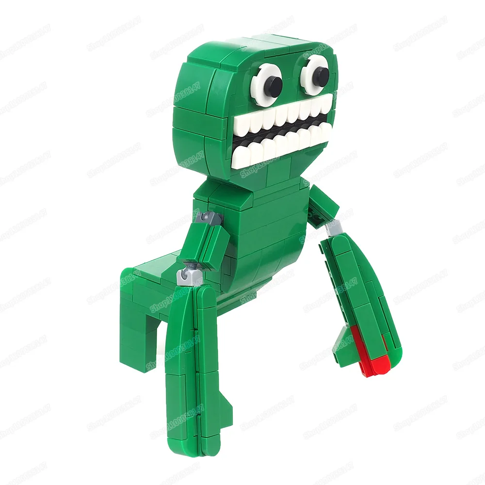 Green Big Guy Monster Building Block Assemble Figures Horror Kindergarten Mutations War Series Scenes Model Child Gifts Boy Toys