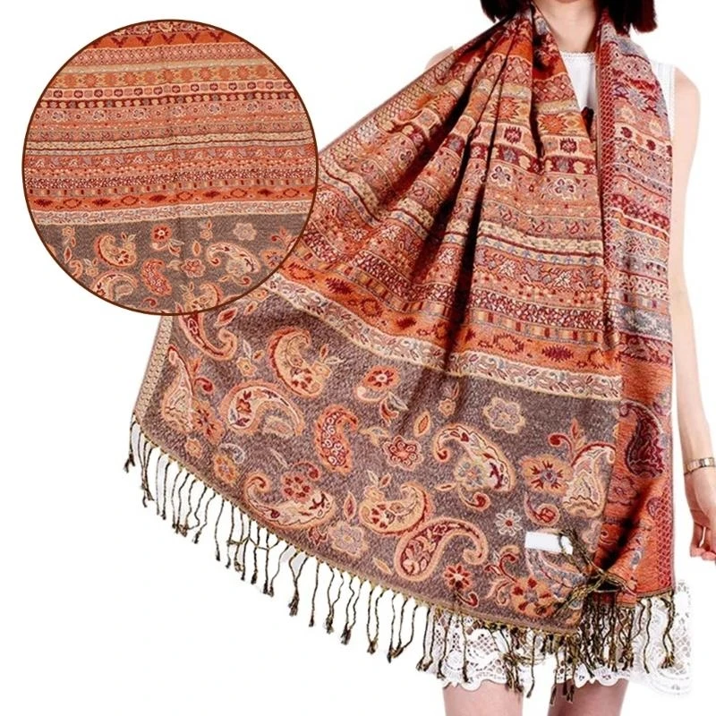 Ethnic Desert Scarf, Soft and Comfortable, for Hiking, Camping, Cycling