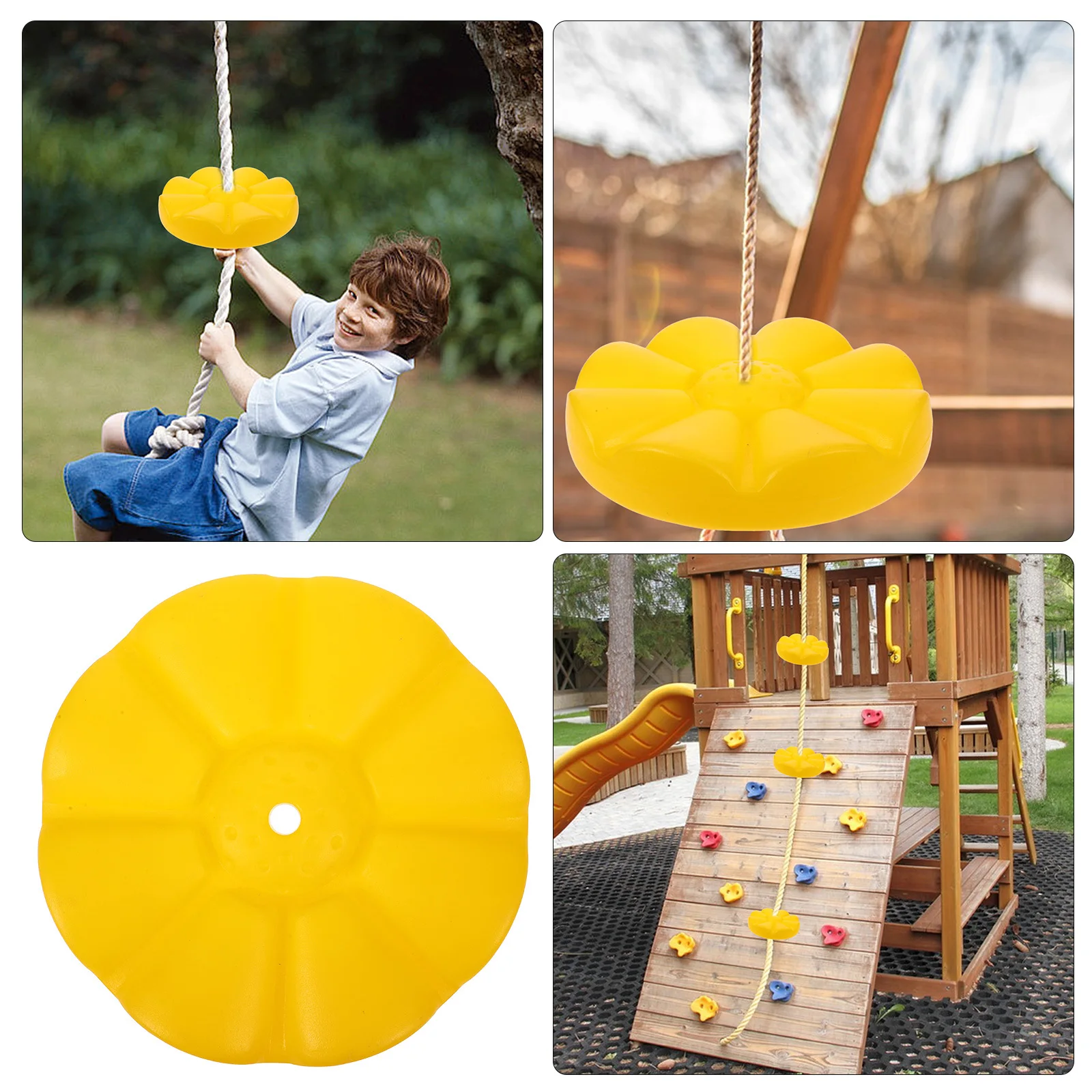 

Vibrant Plastic Swing Rope Disc for Children Safe Reliable Outdoor Sports Fitness Activities Outdoor Swing Rope Disc