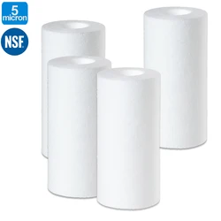 4Pack Polypropylene PP Sediment 5 Micron P5-478 Water Filter Cartridge