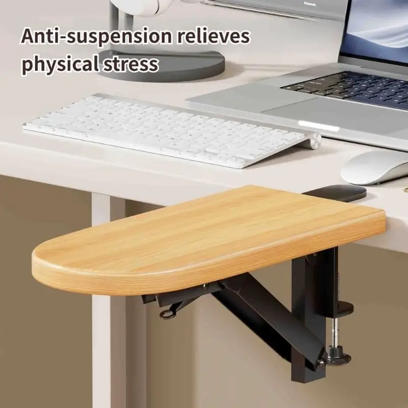 

Adjustable Desk Extension Board With Soft Wrist Cushion And Metal Frame F19E