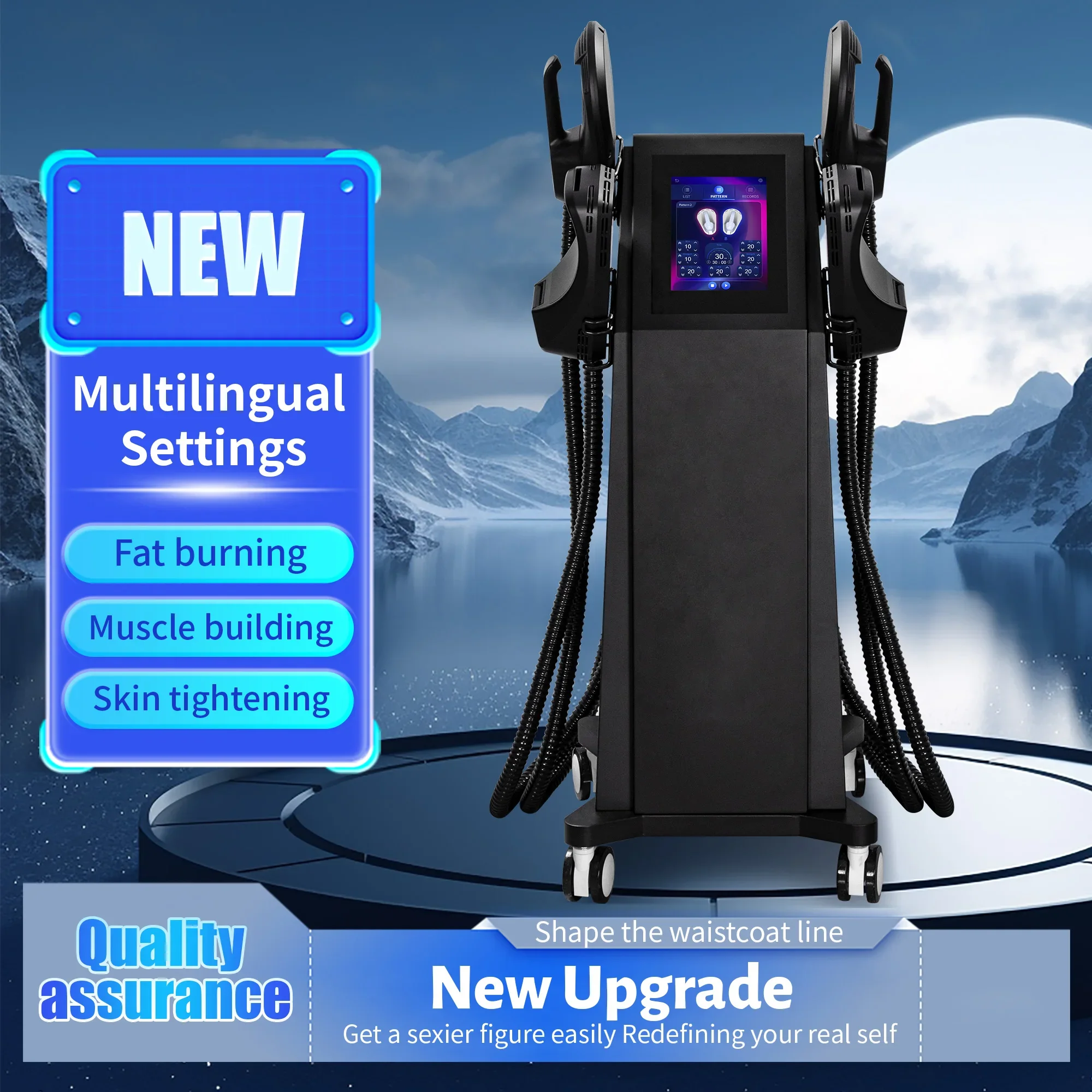 

EMS RF 6500W 15 Tesla EMS AND Slimming Machine Hiemt Nova Body Sculpting High Strength Pelvic Stimulator Salon Equipment