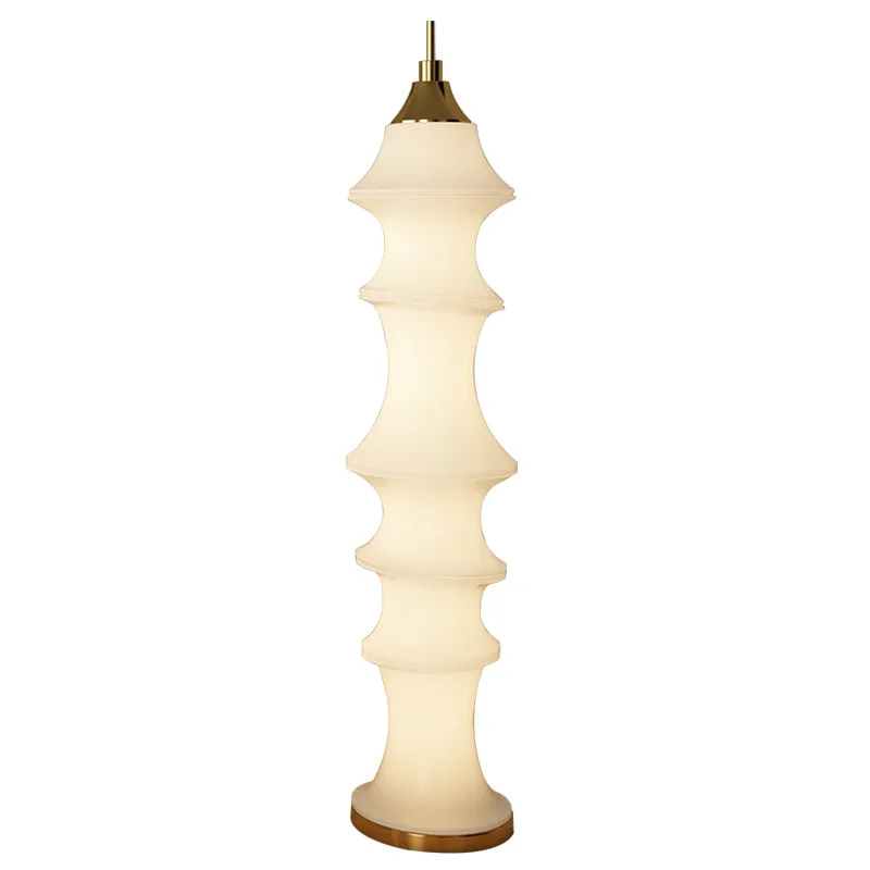 

Cream wind floor lamp modern minimalist living room art designer decoration Internet celebrity bedroom sofa atmosphere