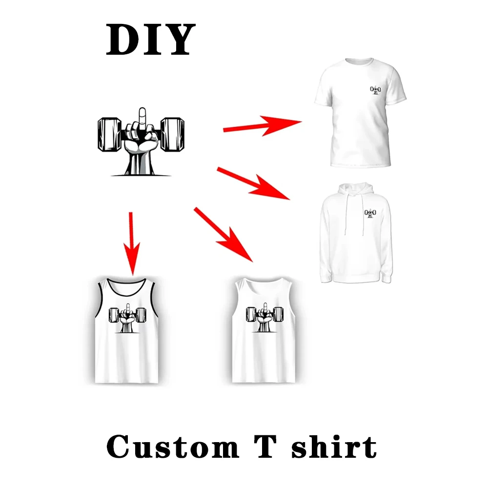 3d Printed Custom Your Photo/name T Shirt Men/women Short Sleeve Harajuku Tshirt Female T-shirt Customized Top Male Tee Top