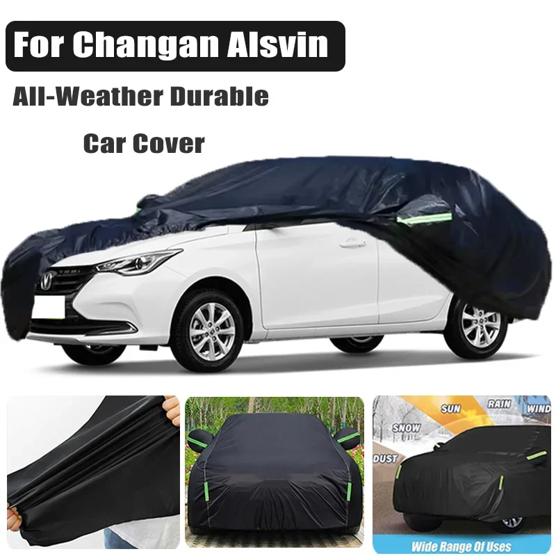 

Всесезонный чехол для автомобиля Changan Alsvin - полная защита на открытом воздухе, водонепроницаемый, пылезащитный, термостойкий автомобильный аксессуар