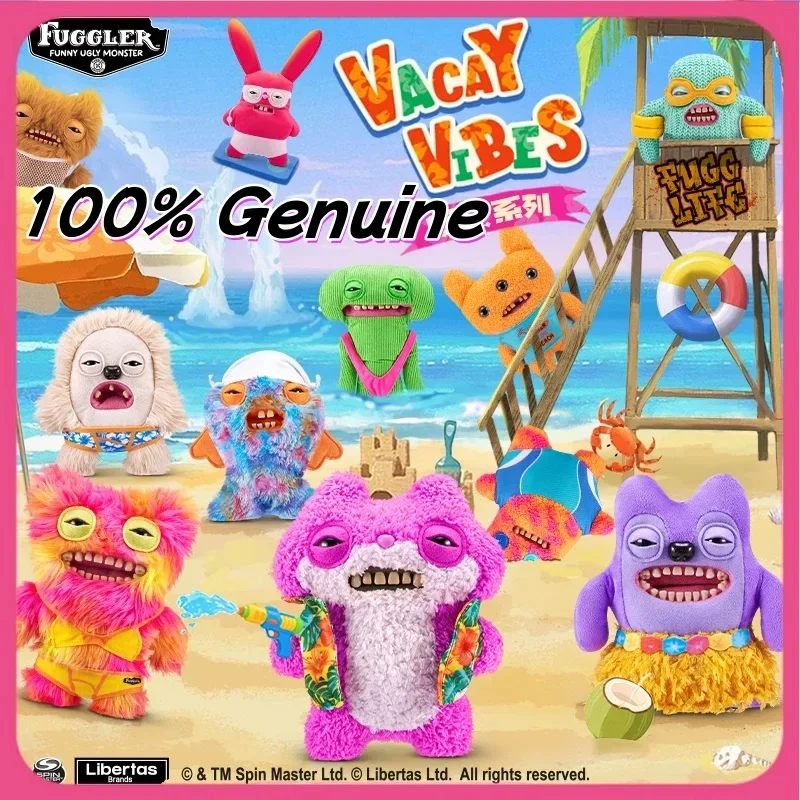 

Оригинальный Fuggler Teen Monster Beach Resort Series, плюшевая игрушка, настоящая кукла, монстр, уродливый и забавный зубной монстр, плюшевая кукла в подарок