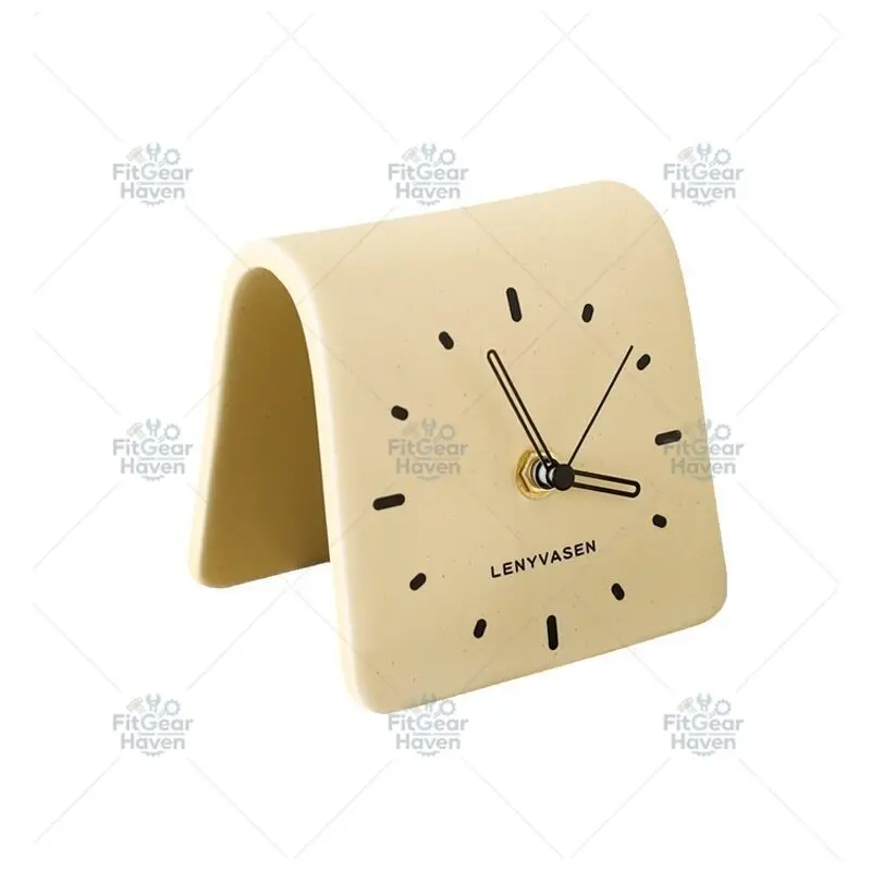 Creative minimalist ceramic table clock for home