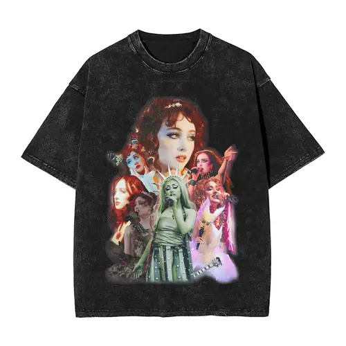 Imagen 2 del producto Camiseta Retro de Algodón Original de la Subcultura Chappell Roan Streetwear para Hombre y Mujer, Primavera/Verano 2026