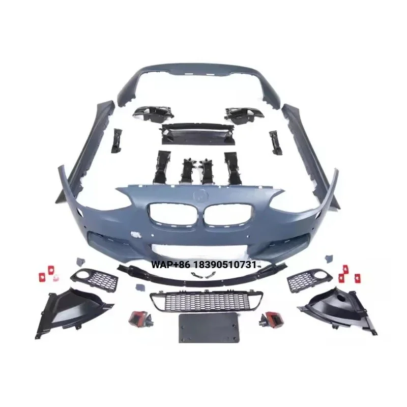 

1 Series F20 to MT Style Body Kit with Front Bumper Rear Bumper Side Skirt for 2011-2014 1series F20 MT Style Car Kits