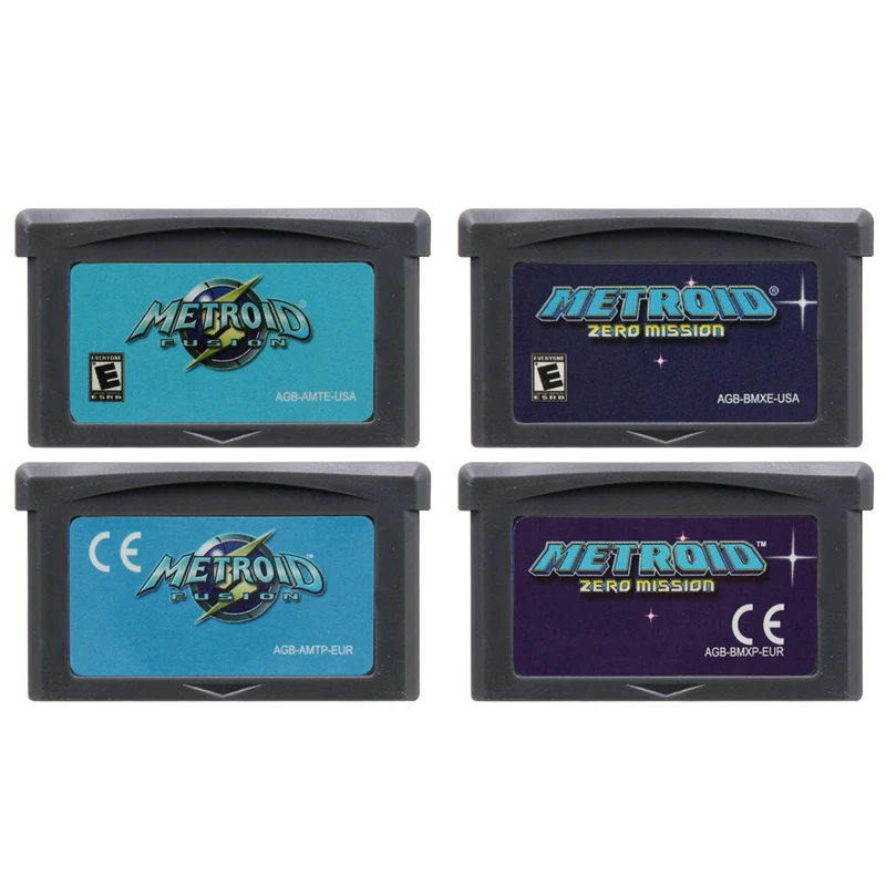 

GBA Game Cartridge mMetroid Series 32 Bit Video Games Console Card