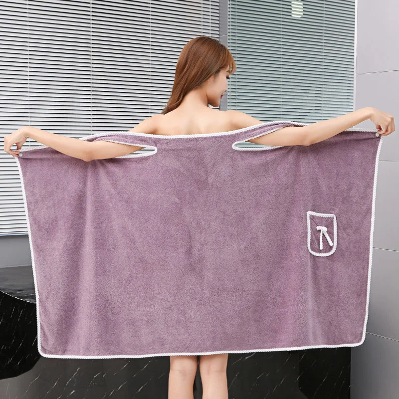 

Fashion Women Sexy Wearable Quick Dry Magic Bathing Beach Spa Bathrobes Wash Clothing Beach Dresses Microfiber Soft Bath Towel