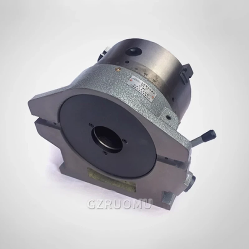 Dividing Head F2 Dividing Head Set 63mm 8 Inch 3-jaw Chuck Semi Universal Milling Set for Milling Grinding Drilling Machine