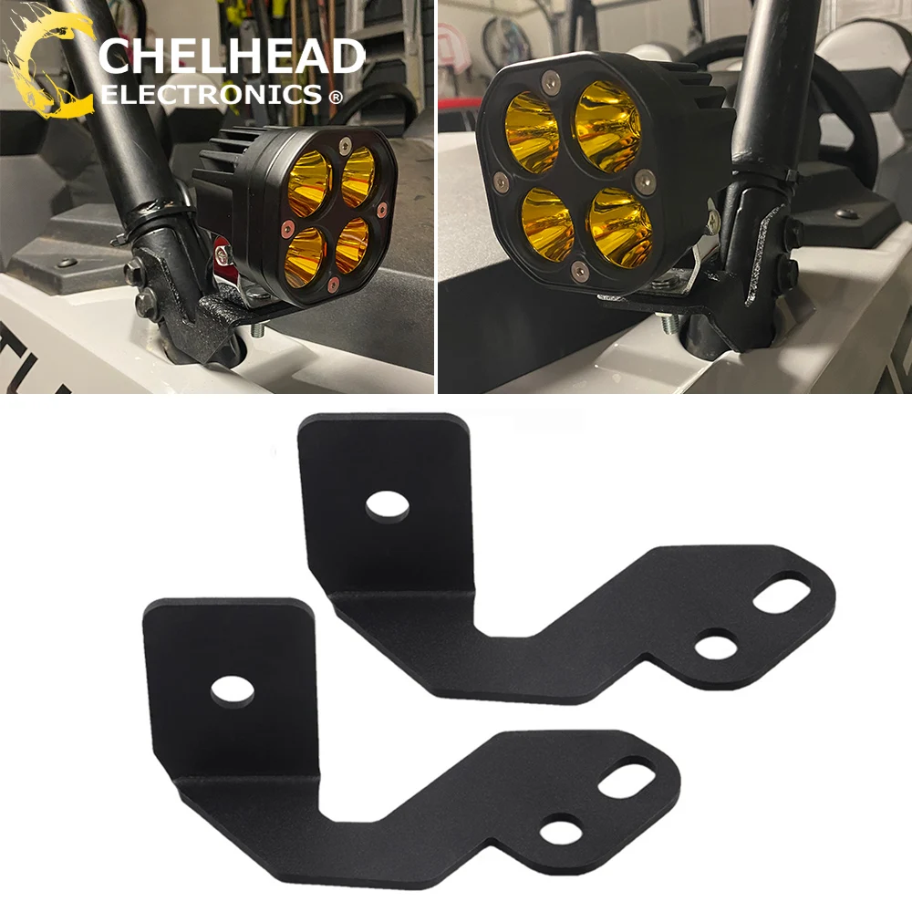 A-Säule LED-Arbeits-Pod-Lichter-Montagehalterungen für Polaris RZR XP 900 1000 – Detail 1