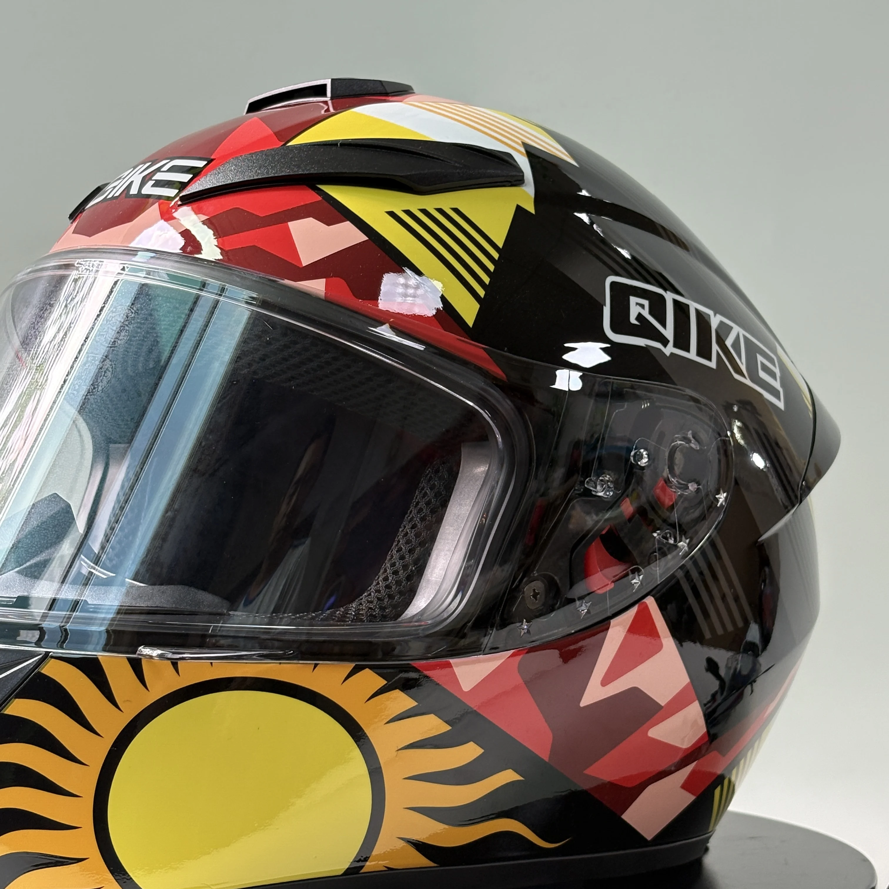 หมวกกันน็อคเต็มใบสำหรับรถจักรยานยนต์ DOT รุ่นชาย ขนาดใหญ่ ทรงหางยาว สไตล์เรโทร สำหรับขี่มอเตอร์ไซค์  ปกป้องศีรษะได้เต็มที่ ให้ความอบอุ่น