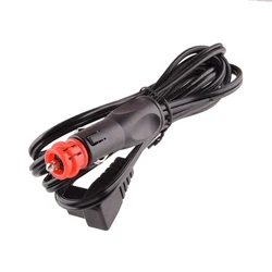 12V DC Power Cable Line Cord Cigarette Lighter Plug Fit for Car Refrigerator Fridge Freezer Waeco CF25 CF35 CF40 CF50 Black 2M