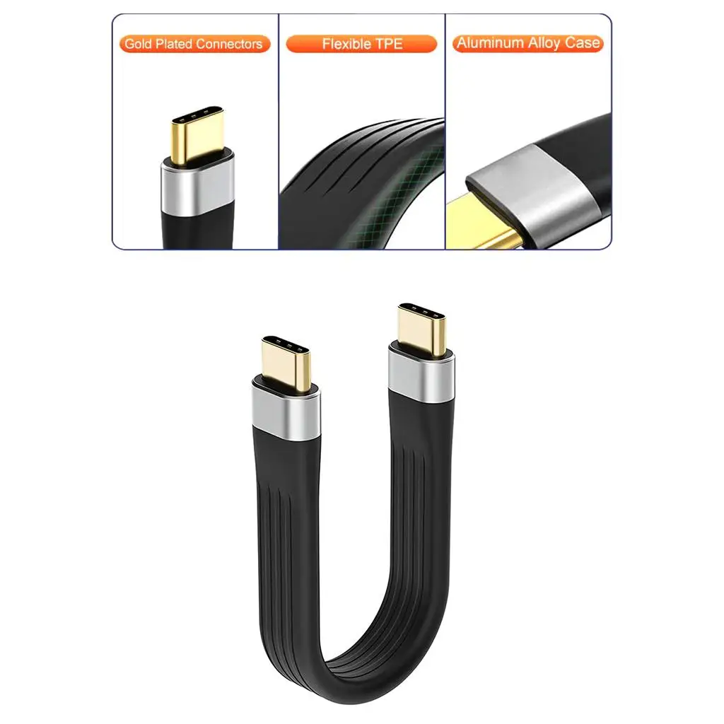 0.4ft/5inch Short USB 3.1 Cable Fast Cable 10Gbps Universal Compatibility