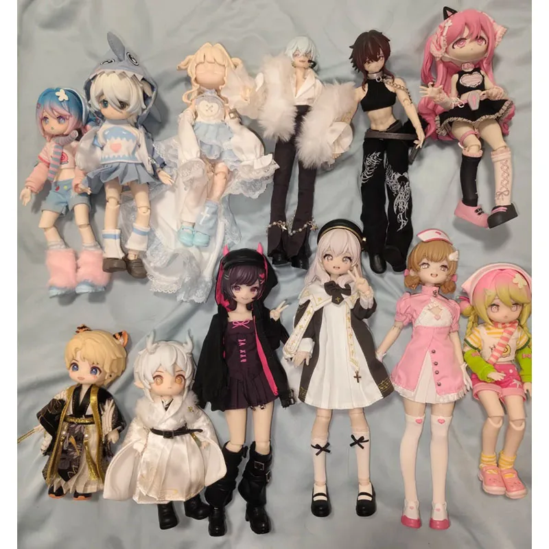 Genuíno luz e pesadelo série twin mjd caixa cega figura de ação brinquedos na moda brinquedos de pelúcia estatuetas e itens de presente para meninas