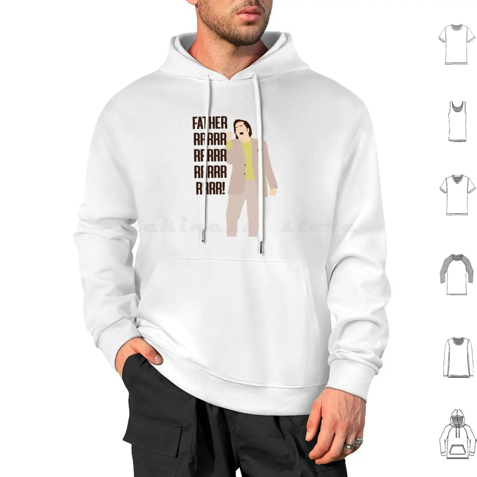 

The It Crowd Douglas Reynholm Father Artwork Active Hoodie cotton Long Sleeve The It Crowd It Crowd The It Crowd No