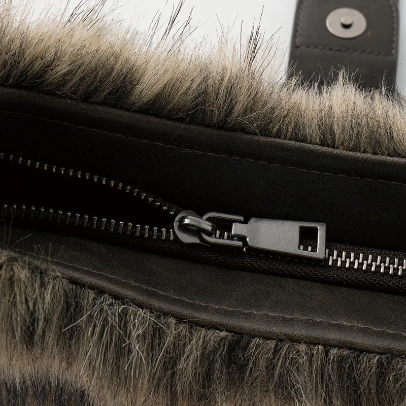 Корейские сумки из искусственного меха для женщин, роскошные дизайнерские сумки и кошельки, новинка 2026, ремень из искусственного кроличьего меха с пряжкой под мышками на плечо
