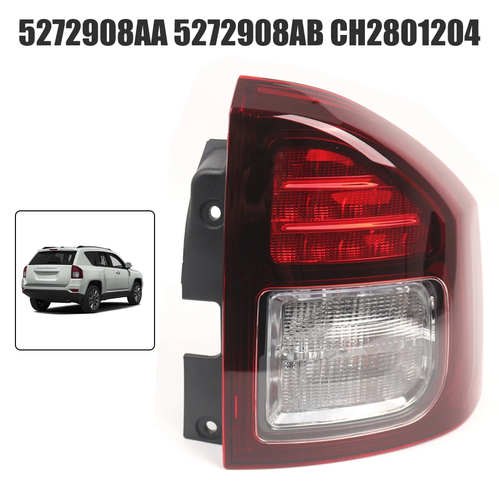 Right Rear Tail Light Assembly for Jeep Compass 2014 2017 with OEM 5272908AA 5272908AB Rear Lamp ABS and PC Material