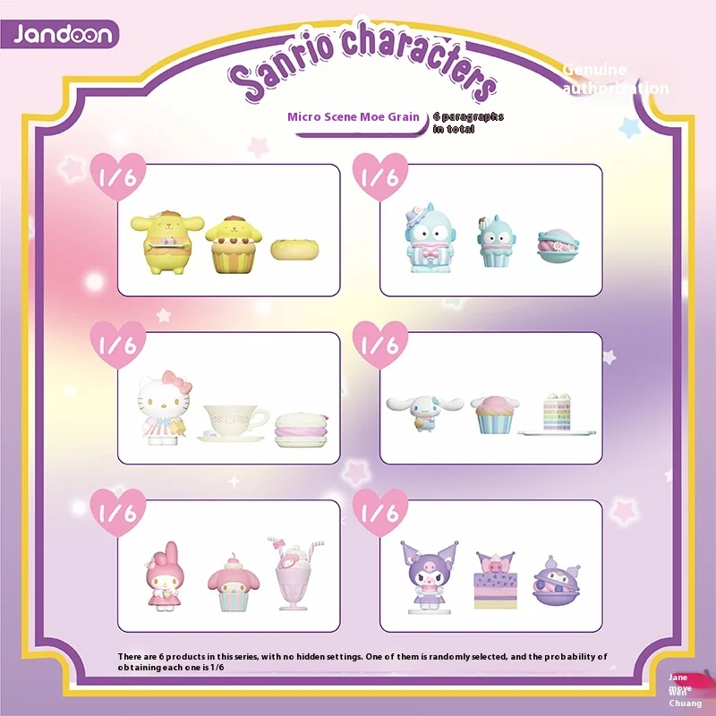 

Authentic Cute Grain Micro Scene Series Mysterious Blind Box Peripheral Mini Doll Decoration Ornament Handmade Birthday Gift