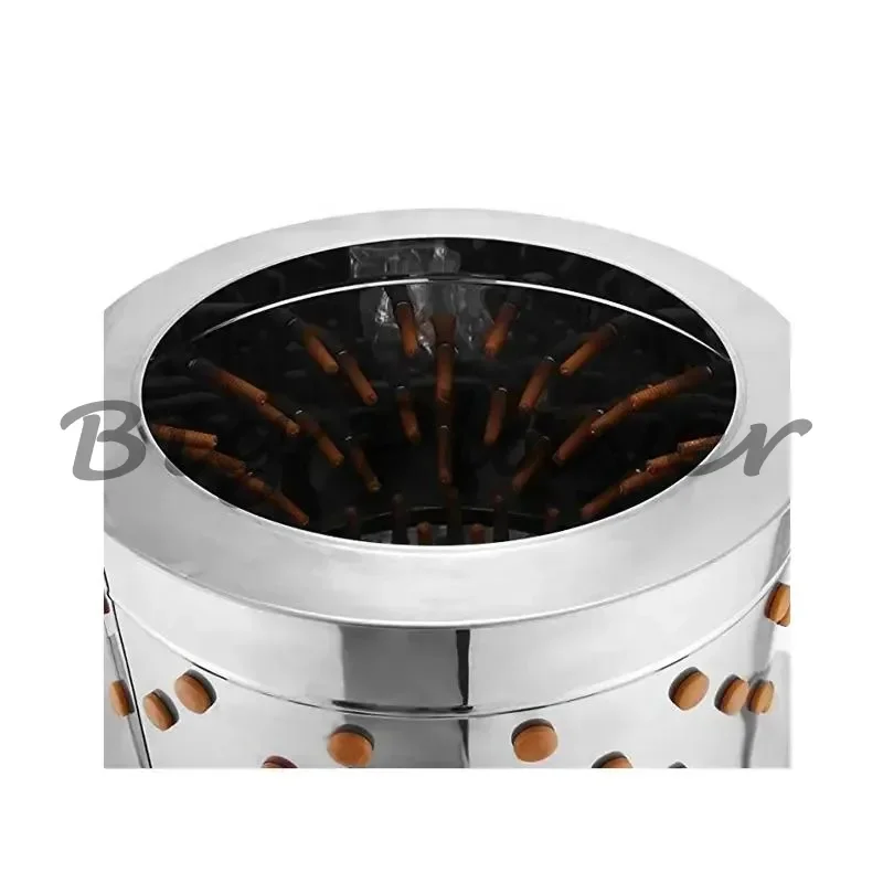 Automatic Poultry Defeatherer 60 Chicken Plucker Machine Poultry Feather Plucking Equipment
