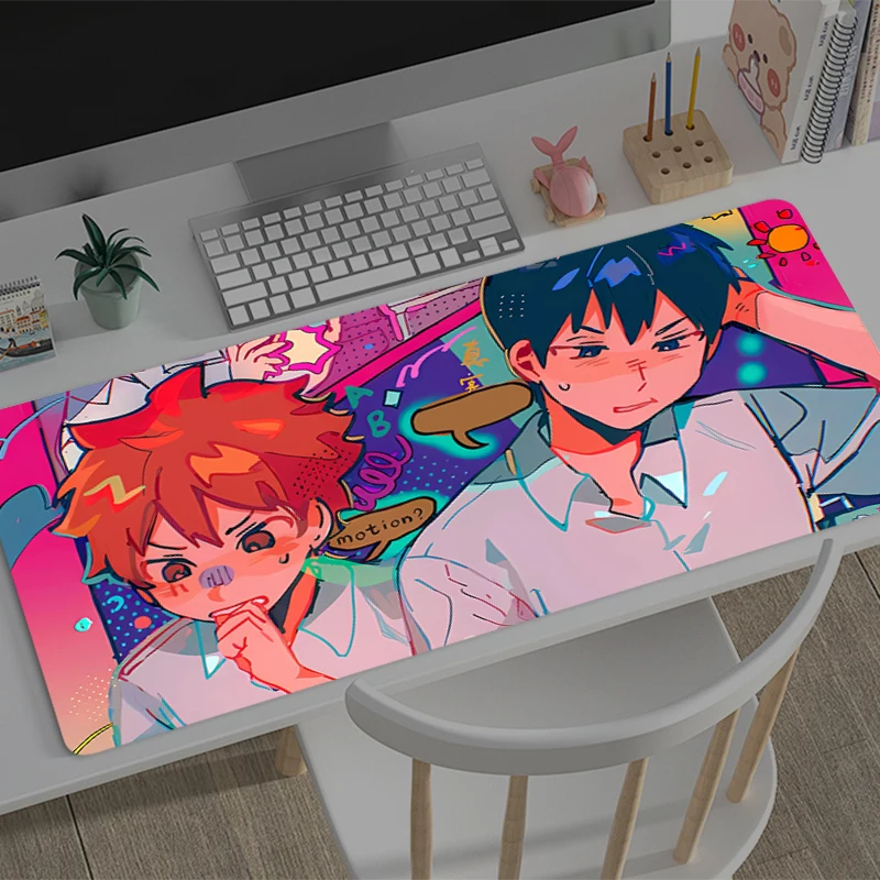 

Mousepad New Haikyuu MousePads Keyboard Pad Mouse Mat Gamer Soft Office Carpet Table Mat Desktop PC carpet Big Anime Mouse Pad