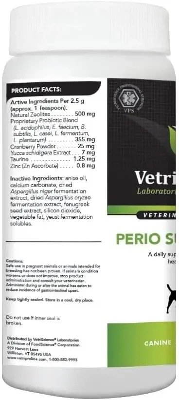 Support Pro - Dental Health Powder for Dogs & Cats - Supports Breath Freshening & Aids Against Dental Plaque