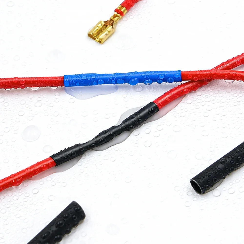 530-580pcs Heat Shrink Tube 2:1 Thermoresistant Tubing Heat Shrink Wrapping Kit Electrical Wire Cable Insulation Sleeving 1 Set