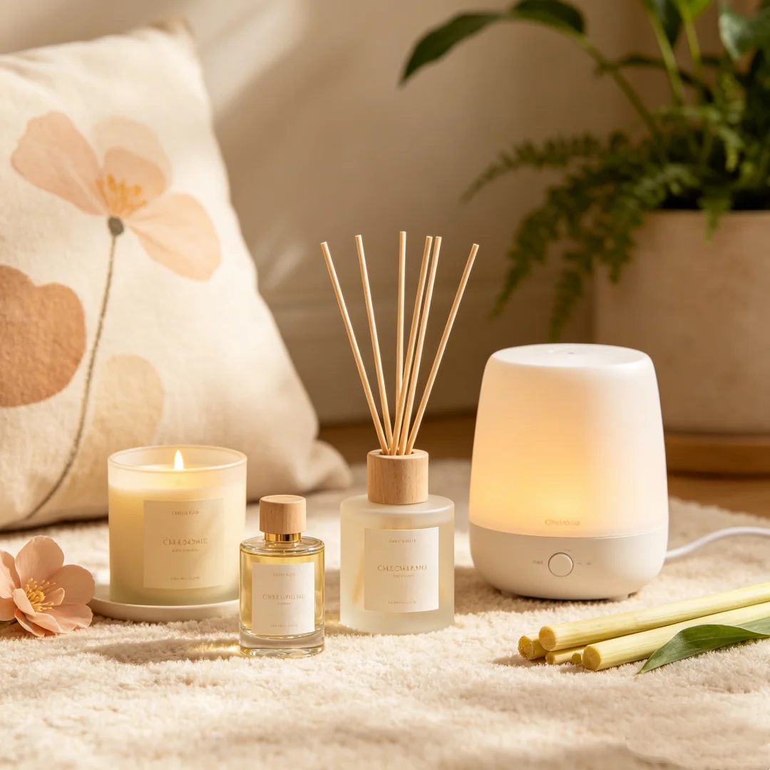 20ml Reed Diffuser Fragrance Oil, Home Aroma Scent Oil for Room Diffuser, Agarwood Lavender Lemongrass Citronell Blue Lotus Rose