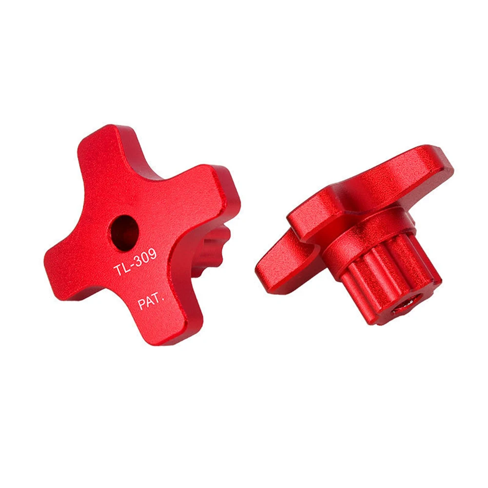 Bike Repair Workshop Black Bike Repair Tool Crank Cover Tool Aluminum Alloy Material Anodic Oxidation Treatment