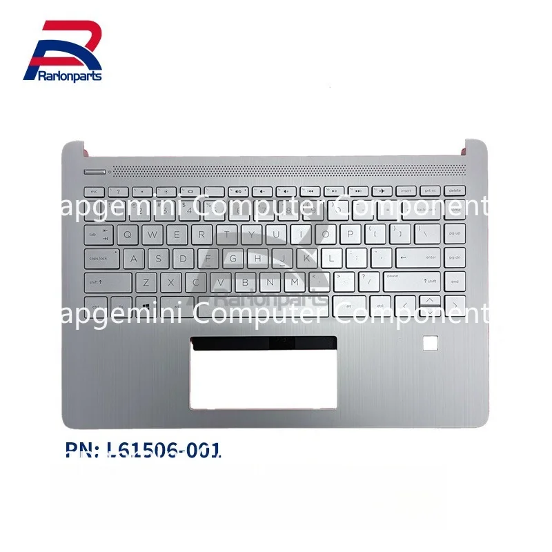 WW For HP 14-DQ 14S-DQ 14-DQ2055WM Palmrest Cover w/Non-Backlit Keyboard L61506-001
