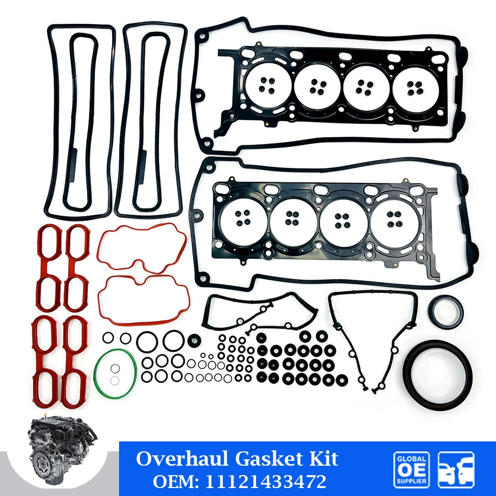 

Engine Full Overhaul Gasket Kit For BMW Land Rover Range Rover L322 4.4L V8 M62 M62B44 Car Accessories 11121433472 LVQ000020