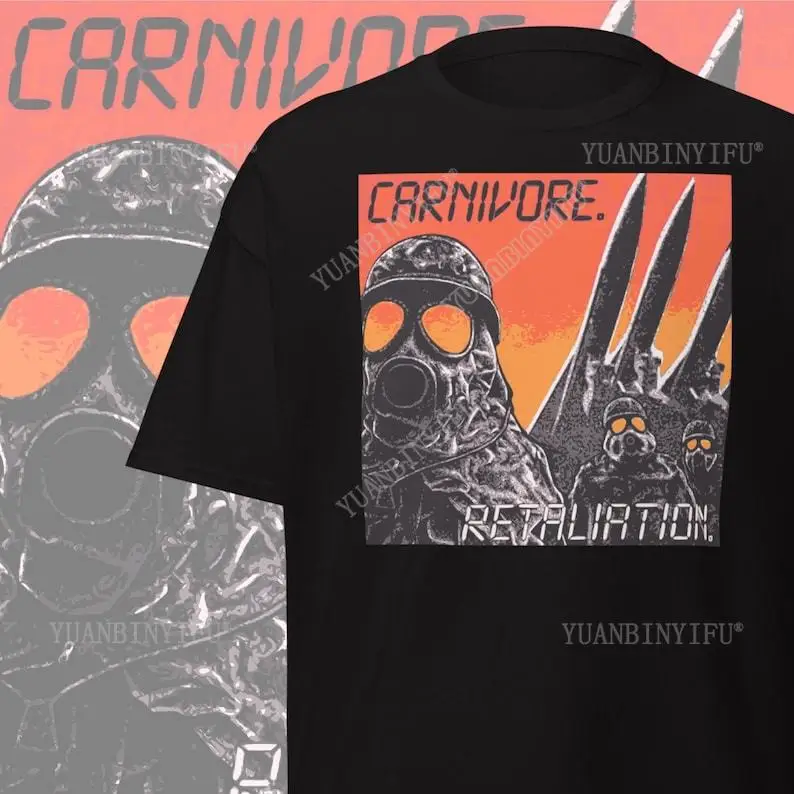 

Футболка Carnivore Band: Doom Metal, Type O Negative Merch Fashion, готическая Death Melodic Thrash Nu Metal Band